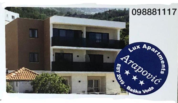 Apartmani Arapovic Башка-Вода Экстерьер фото